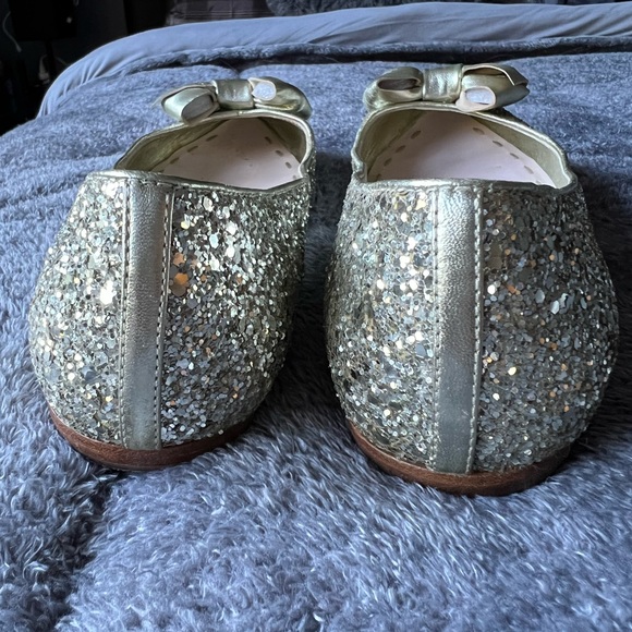 Miu Miu gold ballet flats, size 38 - Picture 5 of 5